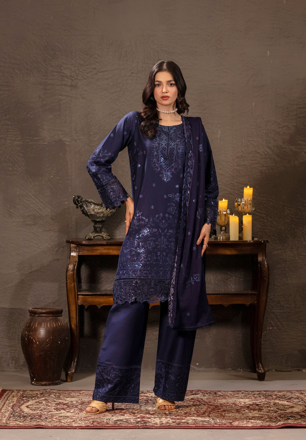 Zafira | 3 pcs Stitched Premium Lawn dress