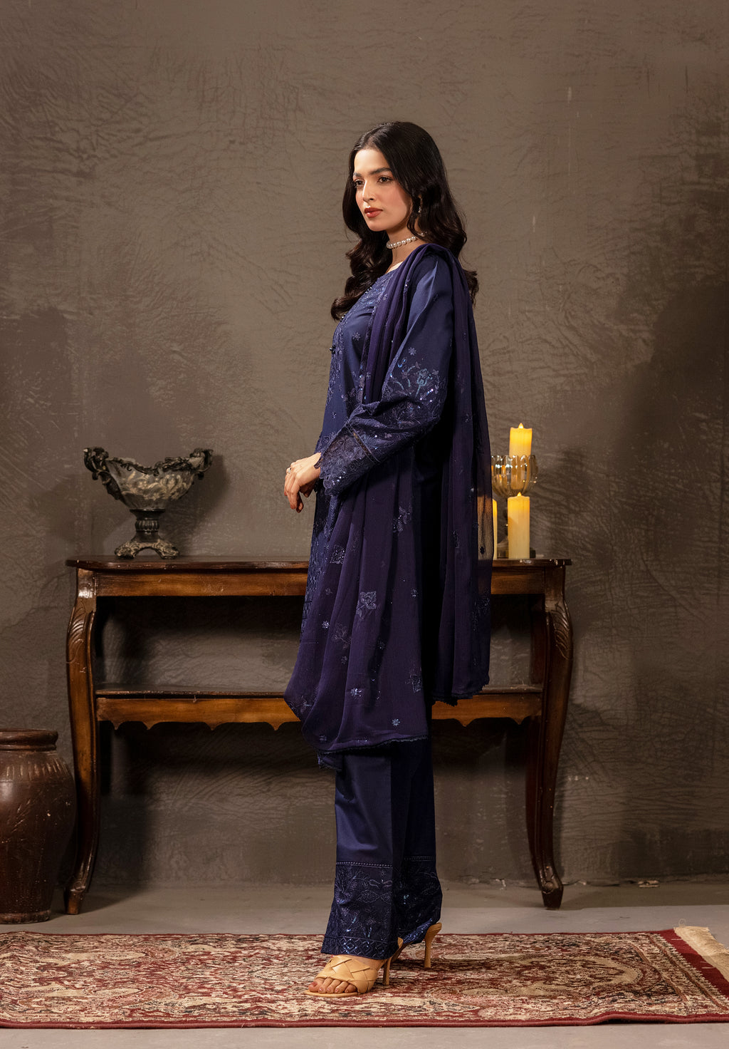 Zafira | 3 pcs Stitched Premium Lawn dress