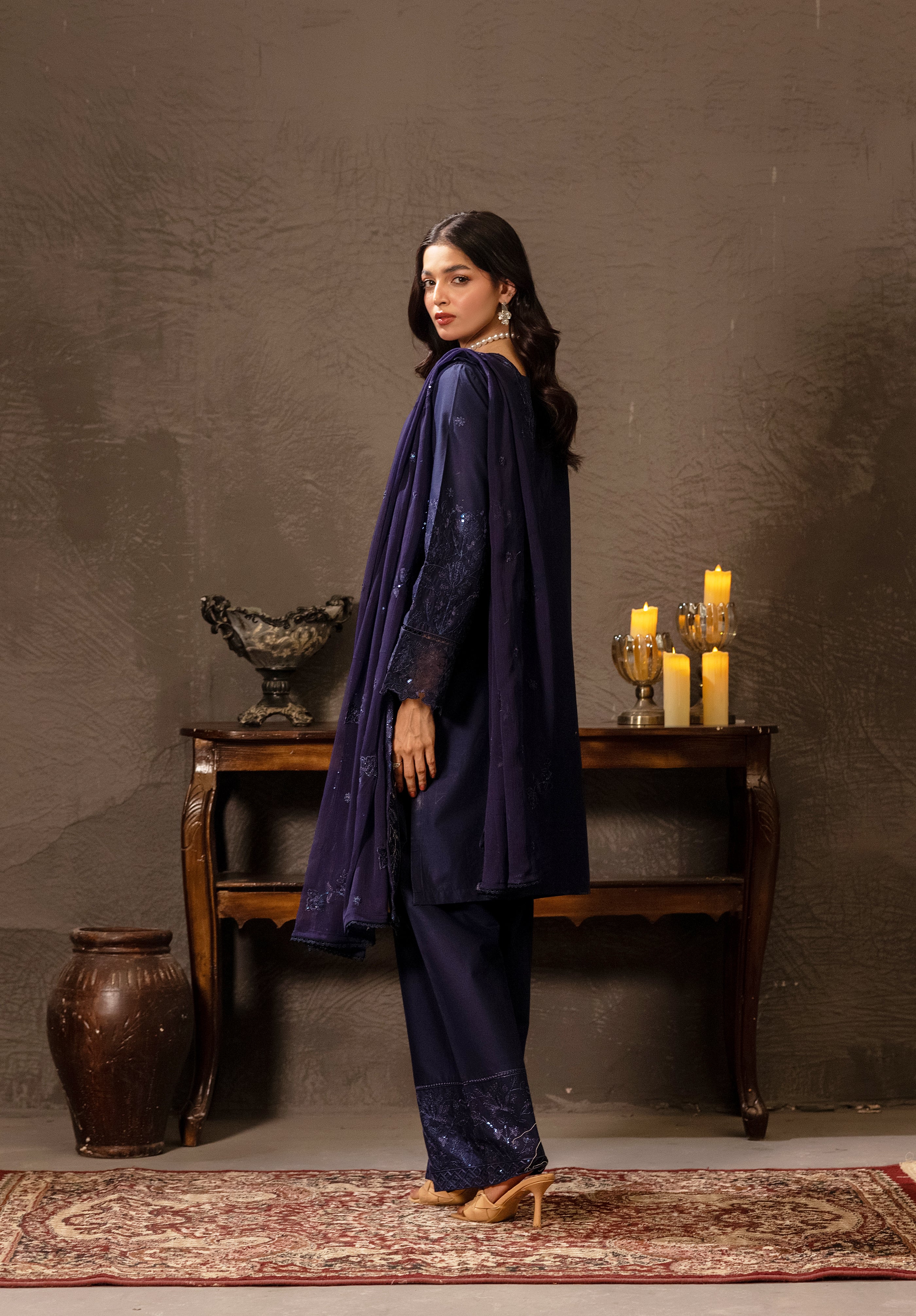 Zafira | 3 pcs Stitched Premium Lawn dress