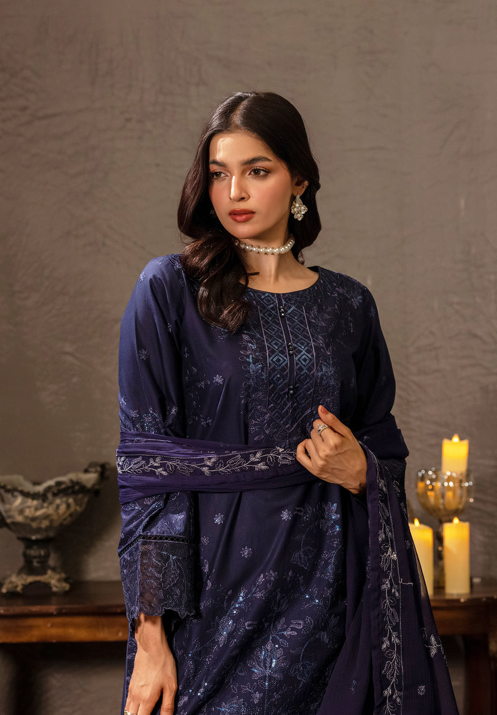 Zafira | 3 pcs Stitched Premium Lawn dress