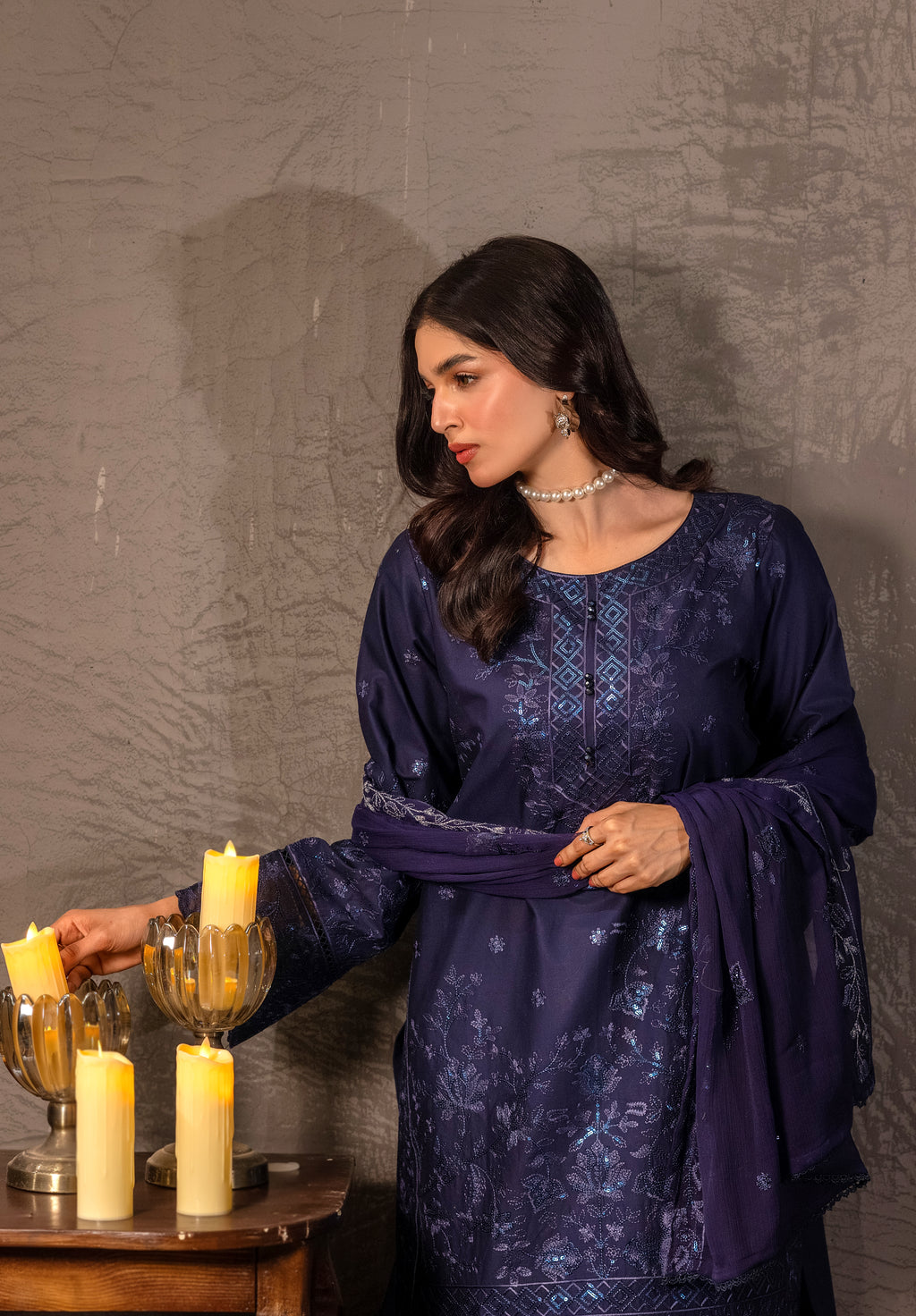 Zafira | 3 pcs Stitched Premium Lawn dress