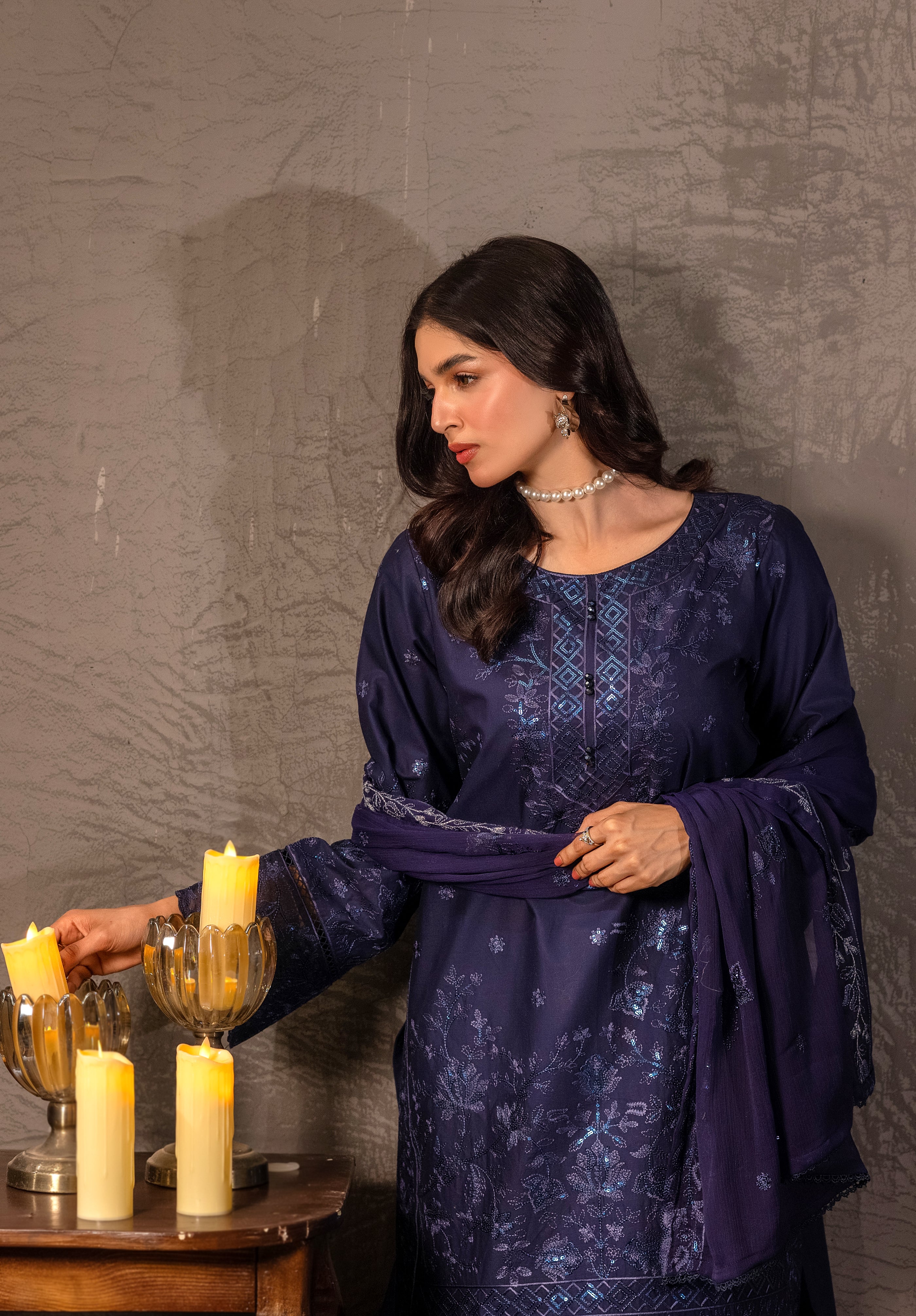 Zafira | 3 pcs Stitched Premium Lawn dress