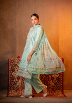 Verdelle | 3 pcs Stitched Premium Lawn dress