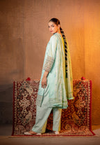 Verdelle | 3 pcs Stitched Premium Lawn dress