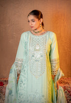 Verdelle | 3 pcs Stitched Premium Lawn dress